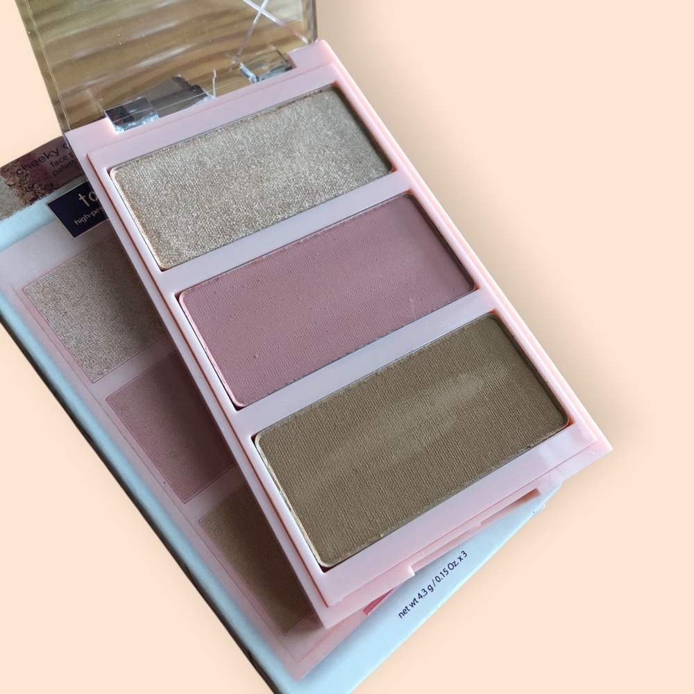 Tarte Cheeky Claymate Face Palette Trio NEW Highlighter Blush Bronzer Makeup - Picture 5 of 11